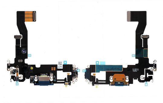 Iphone 12/12 Pro Cablu Flex Conector Încărcare-Microfon Albastru
