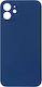 Apple iPhone 12 Battery Door Adhesive Large Hole Blue Logo OEM
