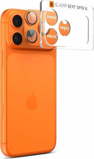 Spigen Glas.tr Optik Pro Camera Protection Membrane Orange for the Apple iPhone 17 Pro Max