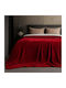 Astron Italy Velvet Blanket Queen 220x240cm Red