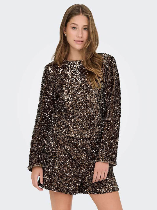 Only Bluse Brown