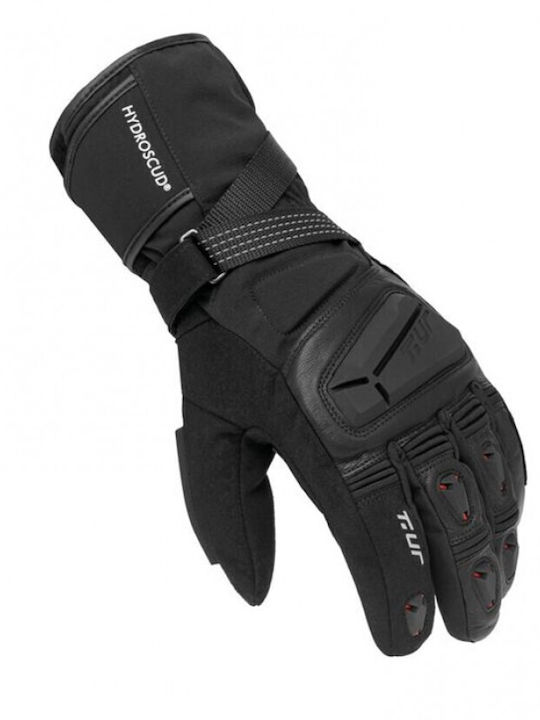 T.ur G-ADV Hydroscud Winter Men's Motorcycle Gloves Waterproof Black