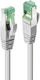 Lindy S/FTP Cat.6a Gigabit Network Cable Ethernet 0.5m Gray