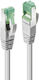 Lindy S/FTP Cat.6a (Gigabit) Καλώδιο Δικτύου Ethernet 5m Γκρι