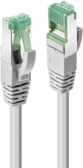 Lindy S/FTP Cat.6a (Gigabit) Καλώδιο Δικτύου Ethernet 5m Γκρι