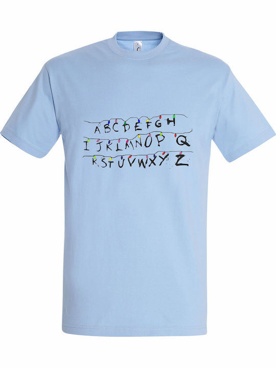 Unisex T-shirt Stranger Things Alphabet Letters...