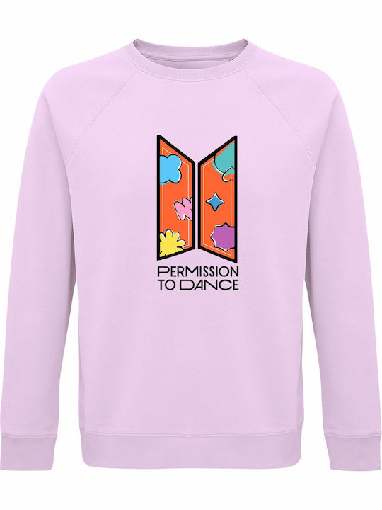 Unisex Organic Cotton Sweatshirt Bts Permission...