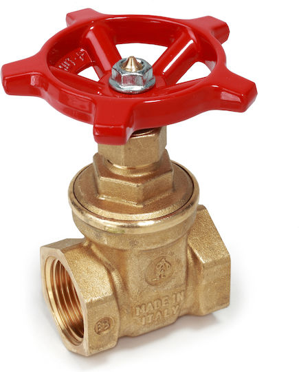 Giacomini R55y003 Gate Valve Brass 1/2” Internal Thread 16 Bar 110°c