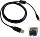 Logo USB-Kabel 2.0 USB-A-Stecker 8-poliger Stecker 31179 1,8 m Schwarzes Blister Minolta