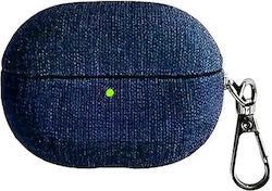 Huawei Freebuds Pro 4 Fine Cloth Earphone Case Hook Dark Blue Huawei Freebuds Pro 4 Fine Cloth Earphone Case Hook Dark Blue
