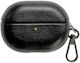 Huawei Freebuds Pro 4 Oily Leather Bluetooth Earphone Protective Case Black
