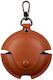 Huawei FreeBuds 7i Business Leather Earphone Protective Case With Hook Light Brown