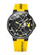 Playboy Women's Watch with Yellow Metal Bracelet