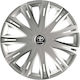 Versaco Car Hubcap Set with Toyota Emblem 14" 4pcs Silver