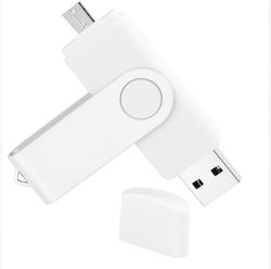 Βίσμα Micro 32GB USB 2.0 USB-A & micro USB-B Λευκό