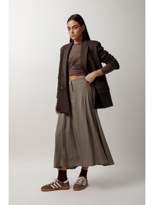 Helmi Midi Skirt Grey