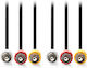 Nedis Composite male to Composite male 2m Cable (CVGL24300BK20)