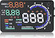Pyramid Car Dashboard OBD2, Head Up Display, Speedometer, RPM Counter and Water Temperature Digital Instrument