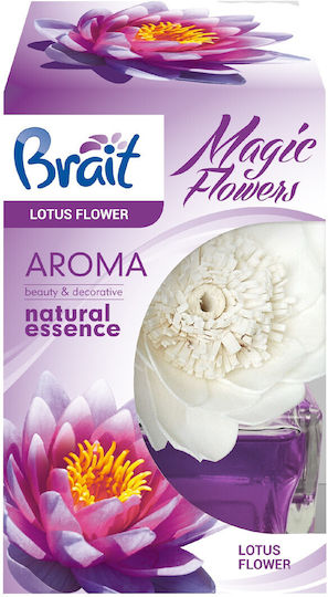 Brait Σετ Αρωματικών Χώρου Magic Flower με Άρωμα Brait Lotus Flower Liquid 75ml