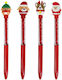 Xmas Glitter Novelty Pen Pens