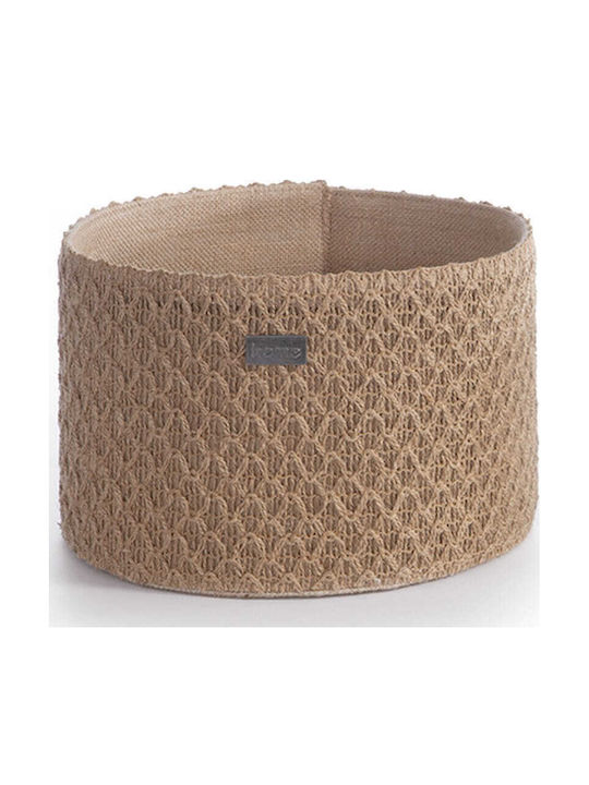 Nef-Nef Homeware Διακοσμητικό Καλάθι Ψάθινο Εκρ...