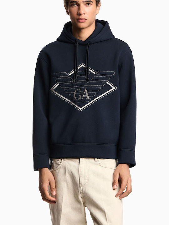 Sweatshirt with Hood Blue