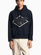 Sweatshirt with Hood Blue