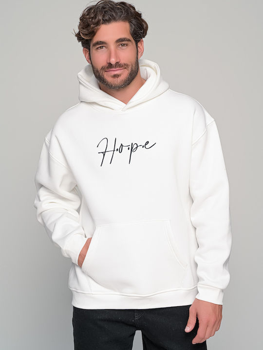 Hope Hold On Sweatshirt mit Kapuze Graphite