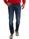 Herren Jeanshosen Straight Blau