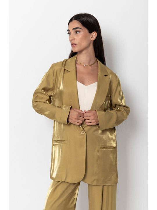 Helmi Lung Blazer pentru femei Sacou Lime
