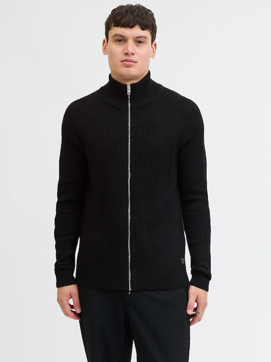 Jack & Jones Knitted Cardigan Black