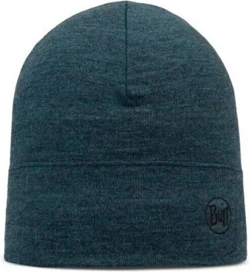 Merino Beanie Unisex Σκούφος Πλεκτός σε Πράσινο χρώμα