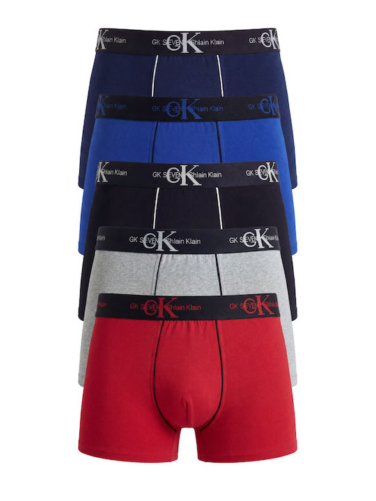 Herren Boxershorts Mehrfarbig 5Packung