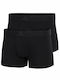 Active Flex Men's Boxer Black-Royal Blue with Patterns