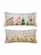 Kentia Christmas Decorative Pillow Rectangular Multicolour 30x60cm