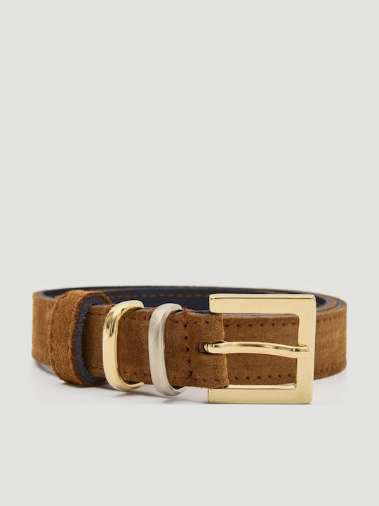 Leathertwist Leather Women's Belt Tabac Brown