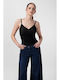Blouse Bodysuit Tulle Black