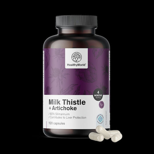 Healthy World Milk Thristle 120 κάψουλες