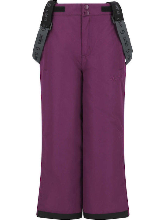 Zig Zag Kids Trousers for Ski & Snowboard Purple