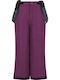Zig Zag Kids Trousers for Ski & Snowboard Purple