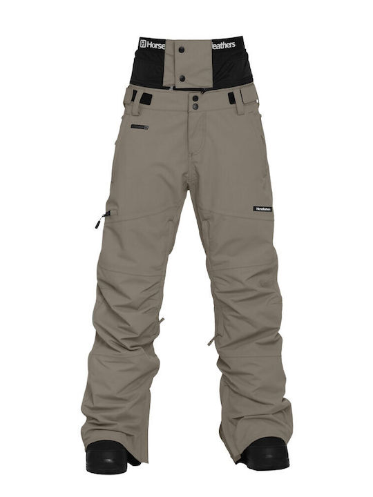 Horsefeathers Lotte Ii OW225G Γυναικείο Παντελόνι Σκι & Snowboard Καφέ