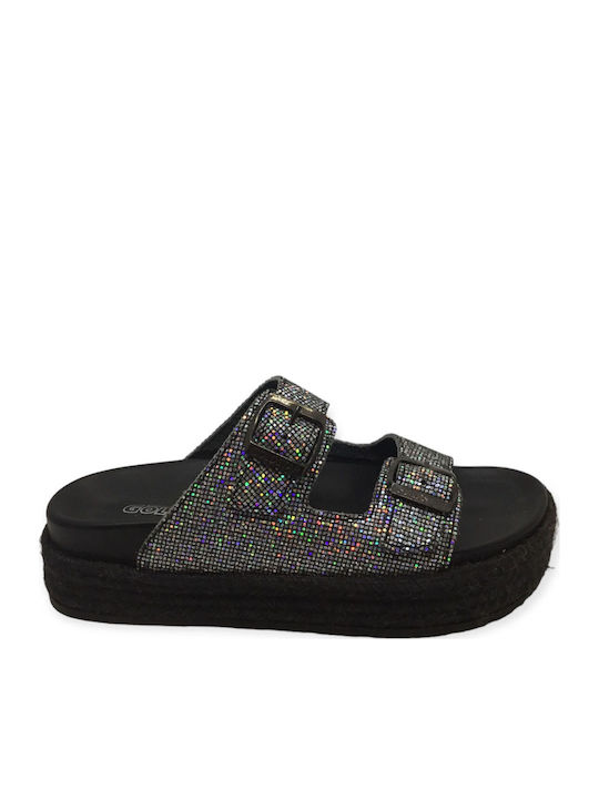 Goldstar Anatomic Silver Women's Flat Sandals