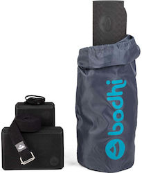 Bodhi Yoga Sets Yoga Set Flow Black Στρώμα 183 X 60 Cm 5 Mm & 2 Block 22,8 X 15 X 7,6 Cm & Ιμάντας 2,5 M X 3,8 Cm & Τσάντα Μεταφοράς