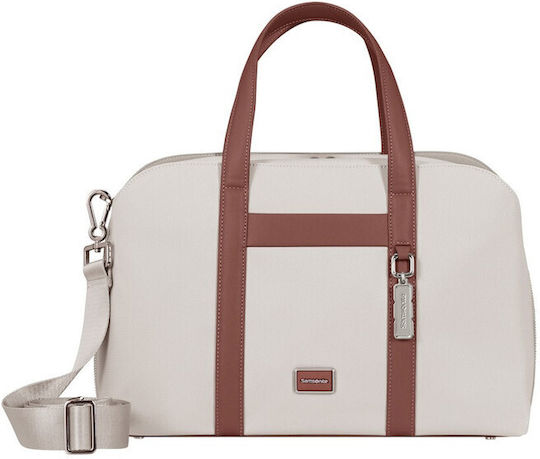 Samsonite Image Biz Σακ Βουαγιάζ Λευκό Υφασμάτινο