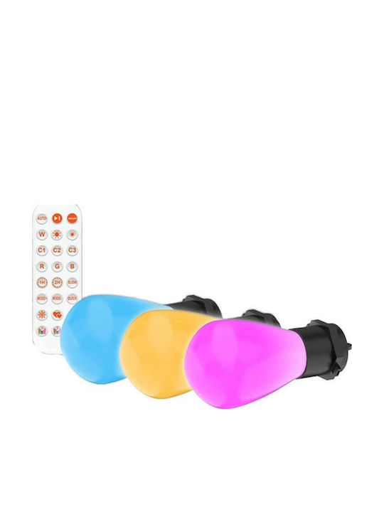 Wasserdichte Smart Lichterkette Beleuchtung LED 12m mit 20 Lampen Wasserdichte Smart Lichterkette Beleuchtung LED 12m mit 20 Lampen