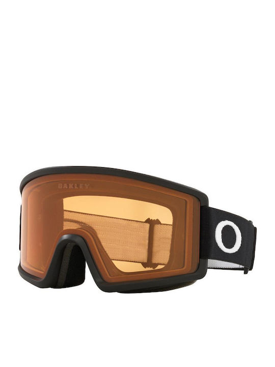 Oakley Target Line M Μάσκα Ενηλίκων Μαύρη με Φακό Καφέ Oakley Target Line M Μάσκα Ενηλίκων Μαύρη με Φακό Καφέ