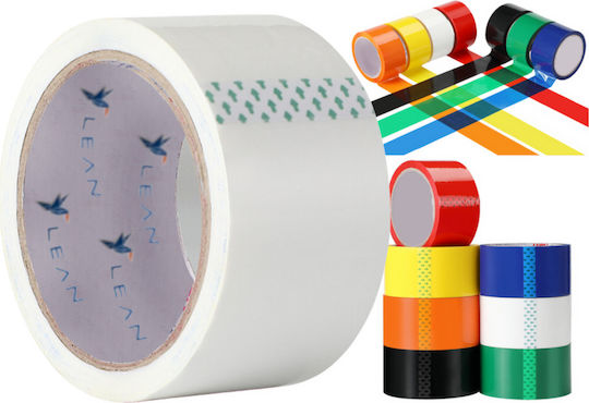 Lean Toys Ταινία Συσκευασίας σε Λευκό Χρώμα