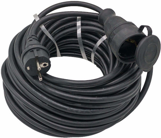 Extension Cable 3x2.5 Mm² 50 M Copper Conductor Plug Socket Protection Cobi Smart