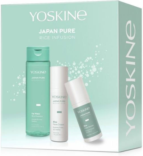 Yoskine Japan Pure Skin Care Set for Αnti-ageing & Moisturizing 3pcs