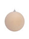 Weihnachtsbaumschmuck Ball Samt 26290 20cm Beiges